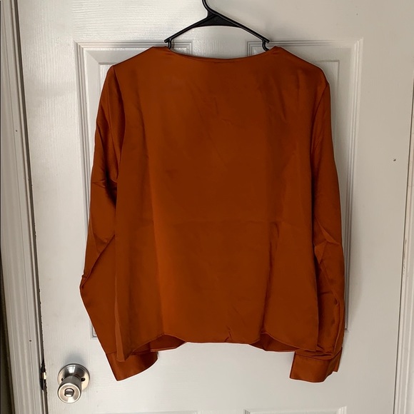 Burnt Orange Blouse - Picture 2 of 3